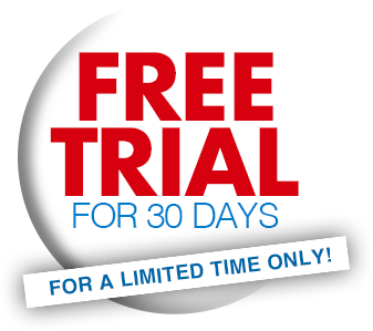 Free trial for 30 days